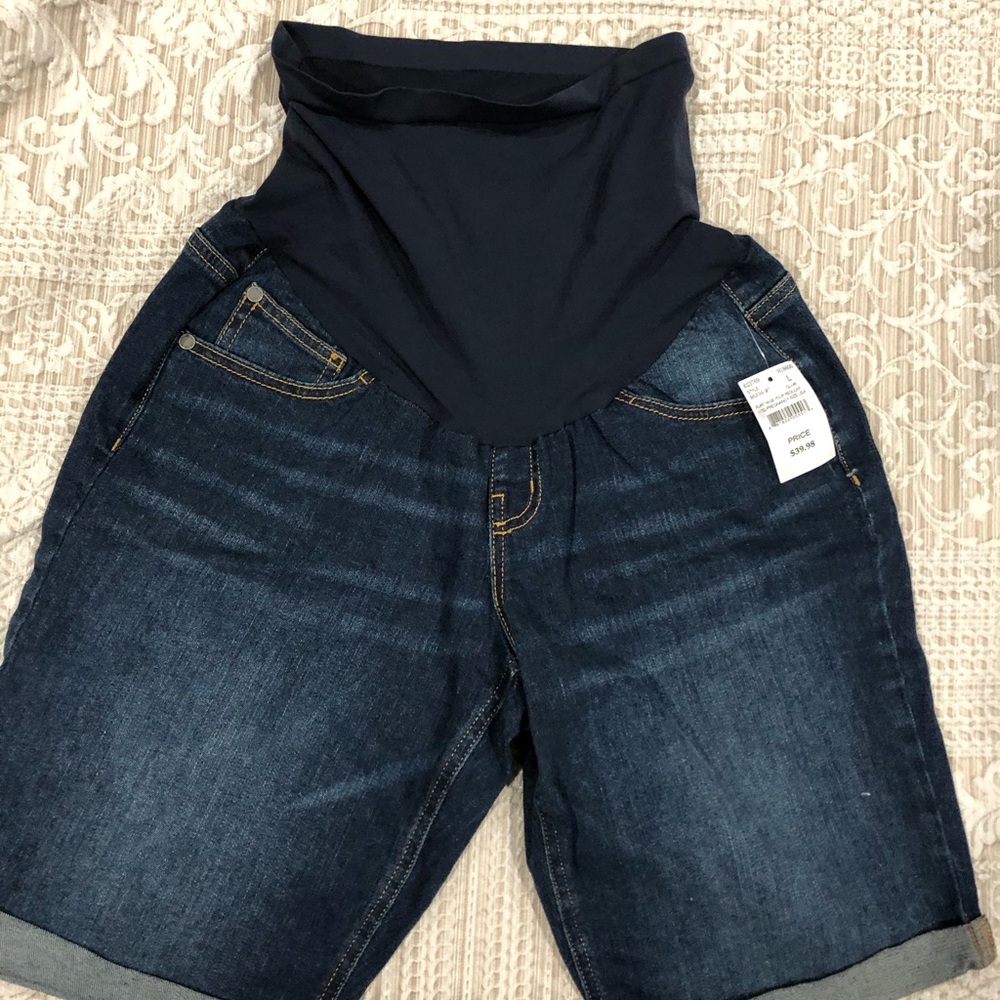 Maternity Jean Shorts